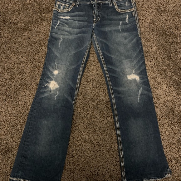 Silver Suki Jeans Size 34x33 women’s